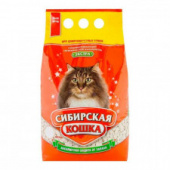 Наполнитель 7л Сибирская кошка Экстра впитывающий для длинношерстных кошек