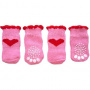 Носки розовые с сердечком 30х75мм для собак