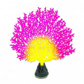 Декорация 13,5х3х16см GLOXY Коралл веерный розовый флуоресцентный
