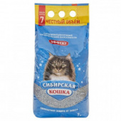 Наполнитель 7л Сибирская кошка Эффект впитывающий для кошек
