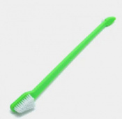 Зубная щетка "Long" PetStandArt зеленая для животных