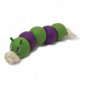 Игрушка 6см "Гусеница" ROSEWOOD деревянная,зелёно-фиолетовая для грызунов