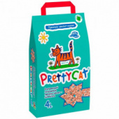 Наполнитель 2кг PrettyCat Premium впитывающий для кошек
